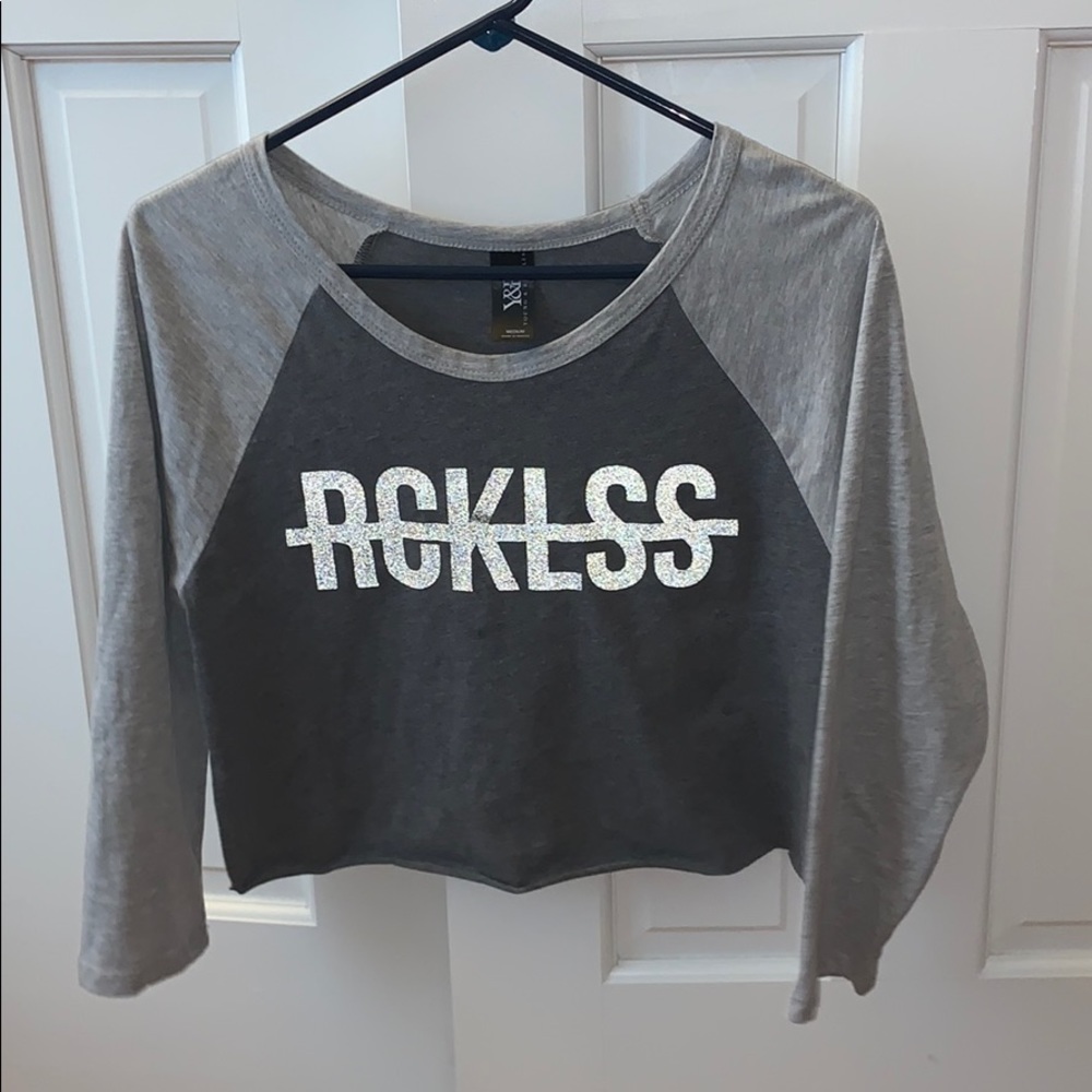 Young & Reckless crop half tee!